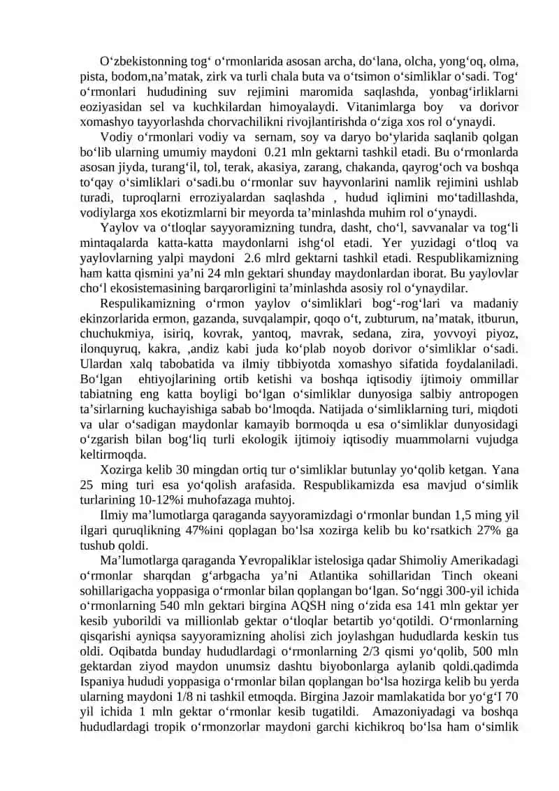 Iqlim o'zgarishining biologik xilma-xillikka ta'siri 4