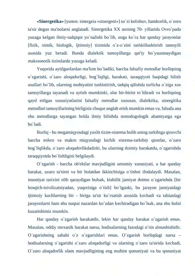 Falsafada metdod va metodologiya muammosi falsafiy qonunlar va kategoriyalar 4