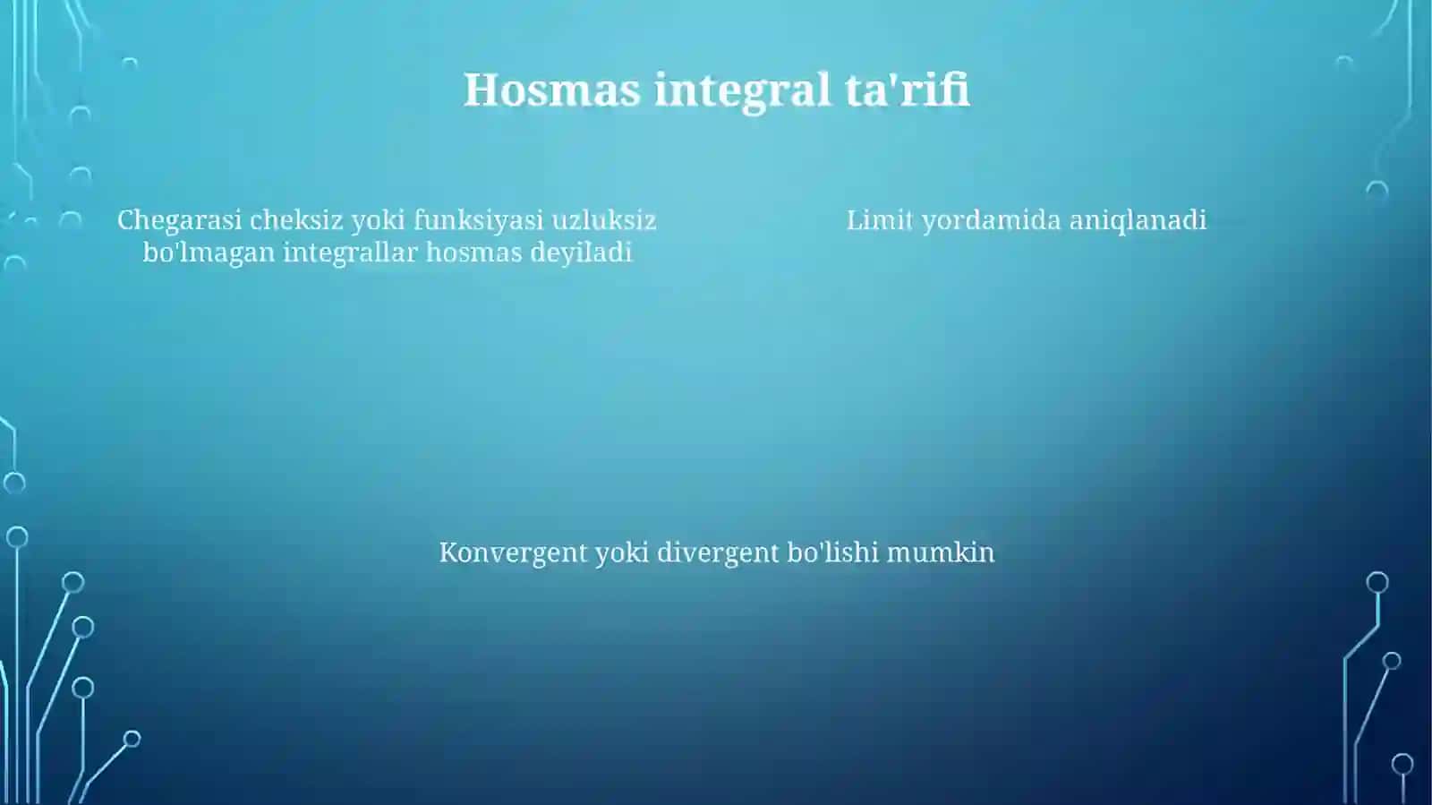 1 va 2 tub hosmas integrallar 4