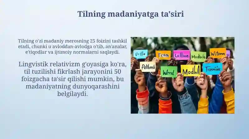 Til madaniyat va inson 4