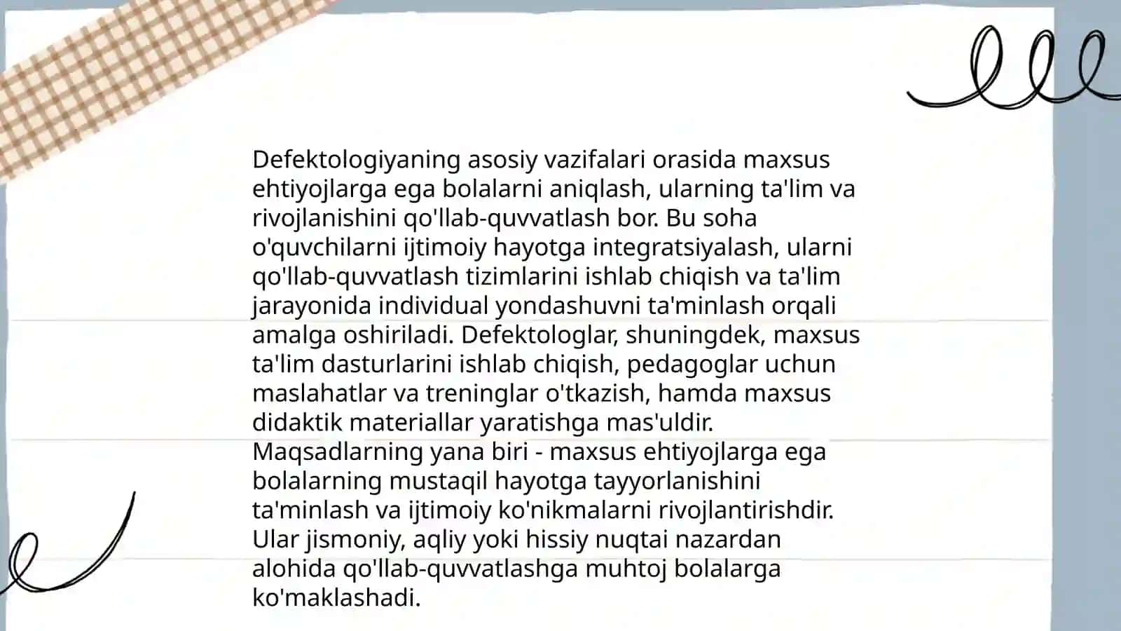 TILSHUNOSLIKNING LOGOPEDIYA VA DEFEKTOLOGIYA BILAN MUNOSABATI 4