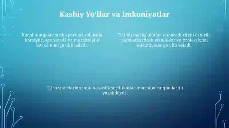 O'q otish mashg'ulotiga tayyorlash tizimi va uning kasbiy faoliyati tarkibidagi o'rni 4
