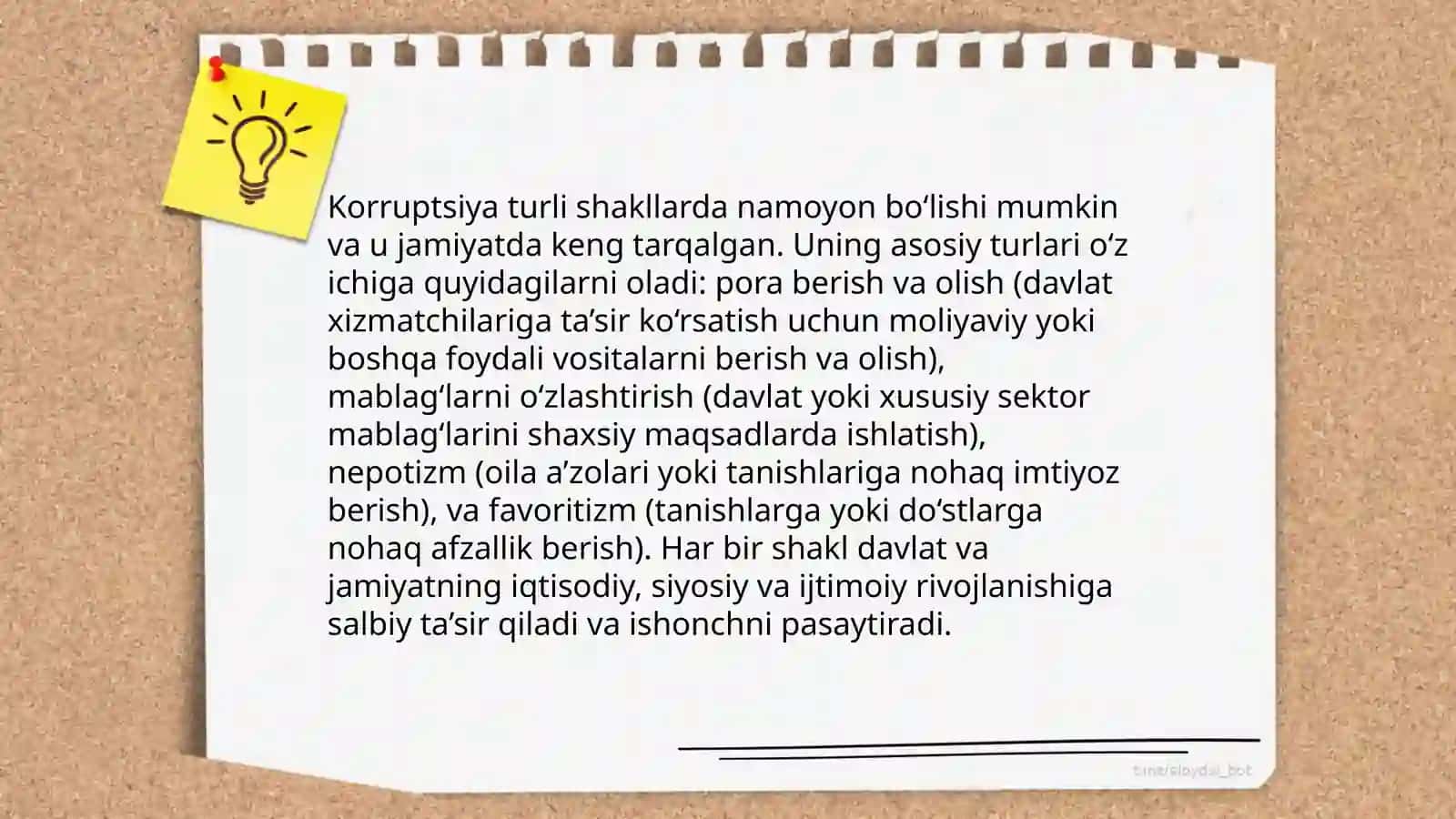 Korupsiyaning mohiyati, oqibatlari va unga qarshi kurash mexanizmlari 4