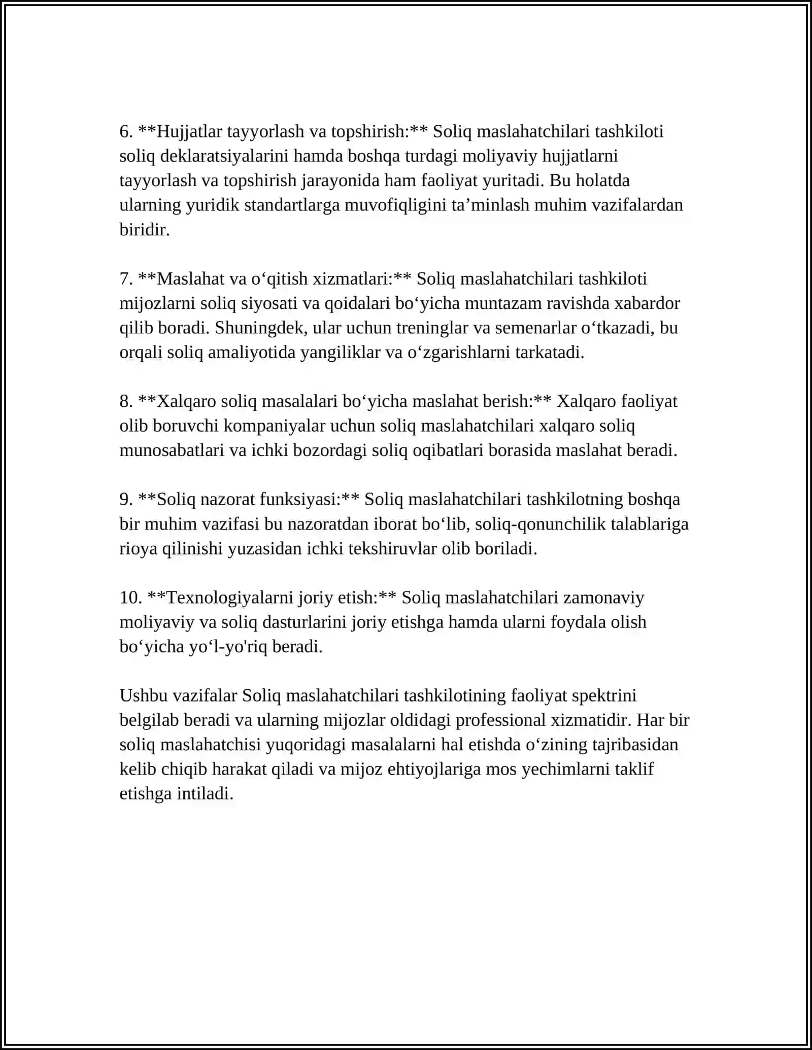 OʻZBEKISTON YAPONIYA MISOLIDA SOLIQ MASLAHATCHILARI TASHKILOTI 4