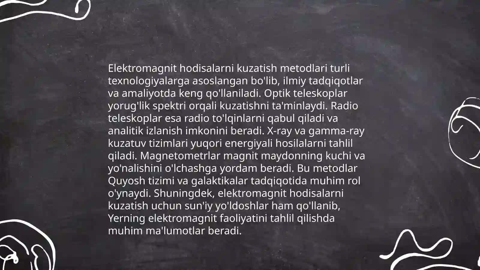 Mexanik hodisalarni o'rganish usullari 4