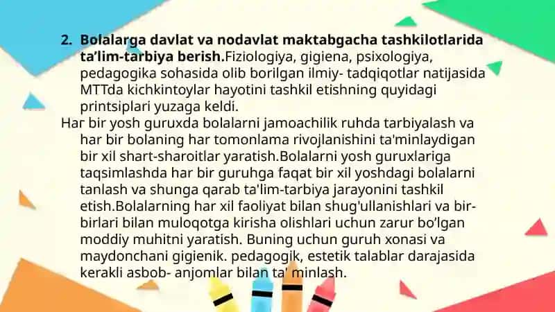 Maktabgacha ta'lim tashkilotlari bo'yicha metodik ishlar 4