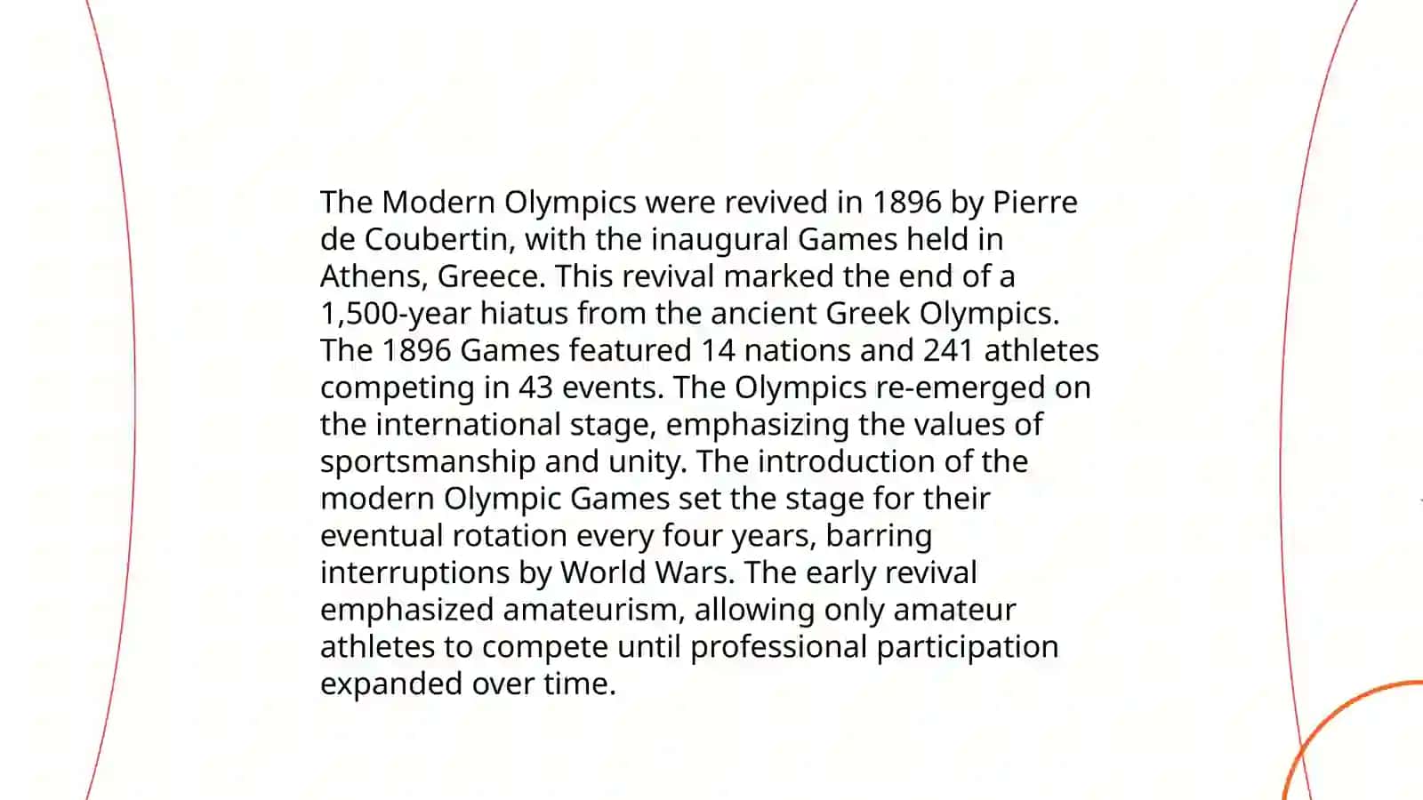 The order of Olympia games 4