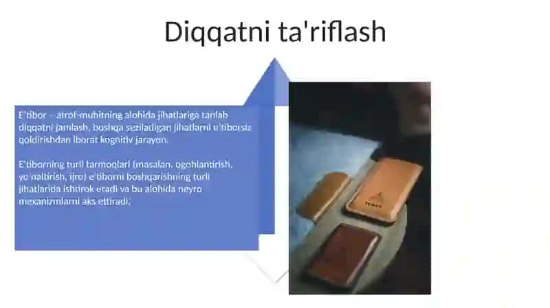 Diqqat haqida tushuncha va uning nervfiziologik asosi 4