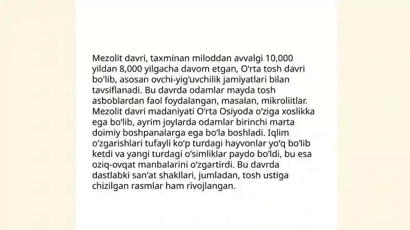 Mezolit davri yodgorliklari 4