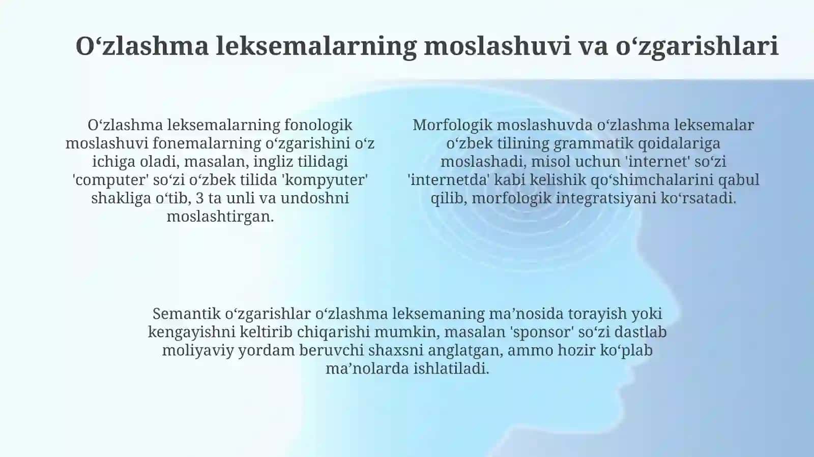 Boshqa tillardan oʻzlashgan leksemalar 4
