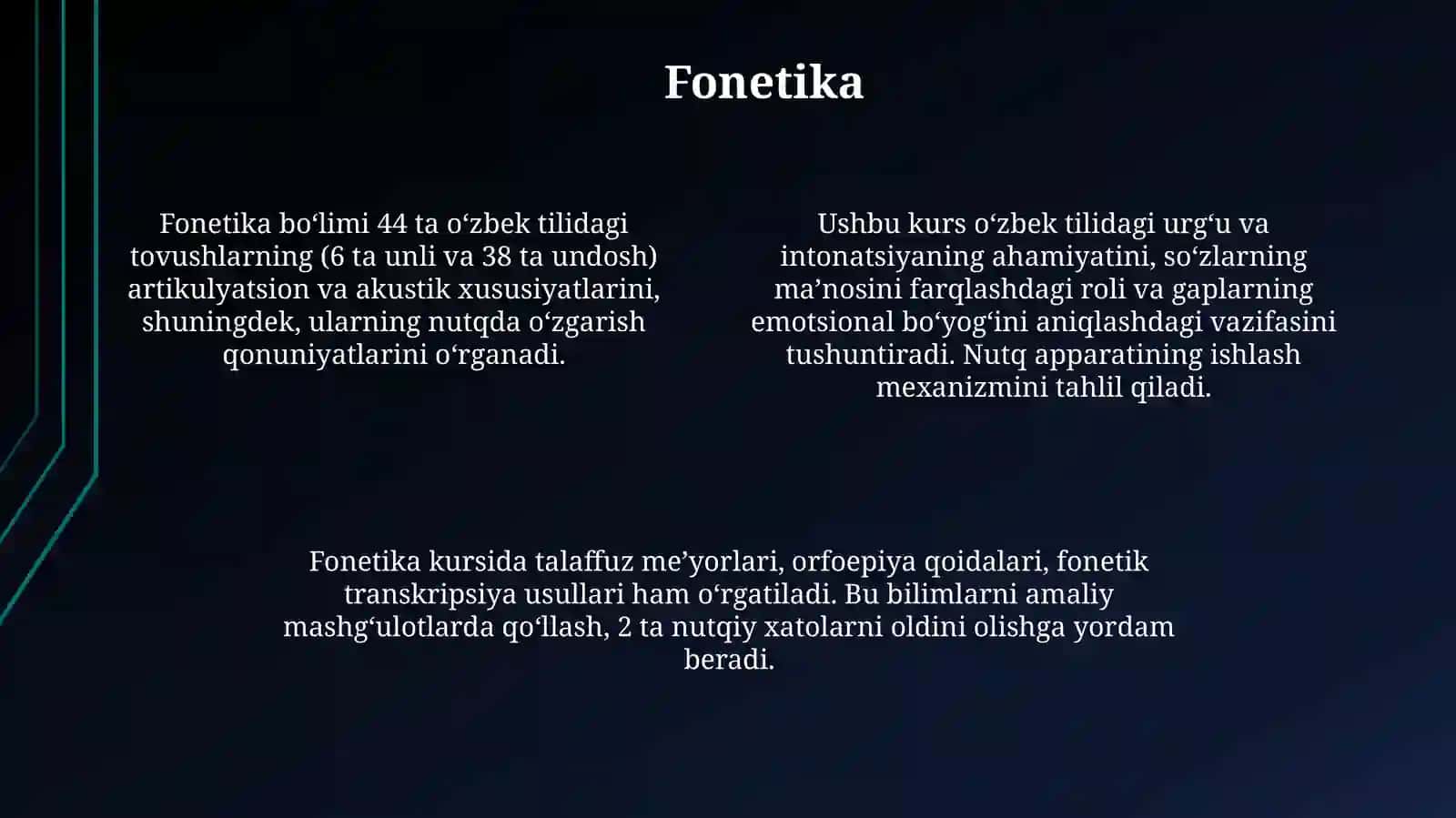 Hozirgi o‘zbek adabiy tili kursi 4