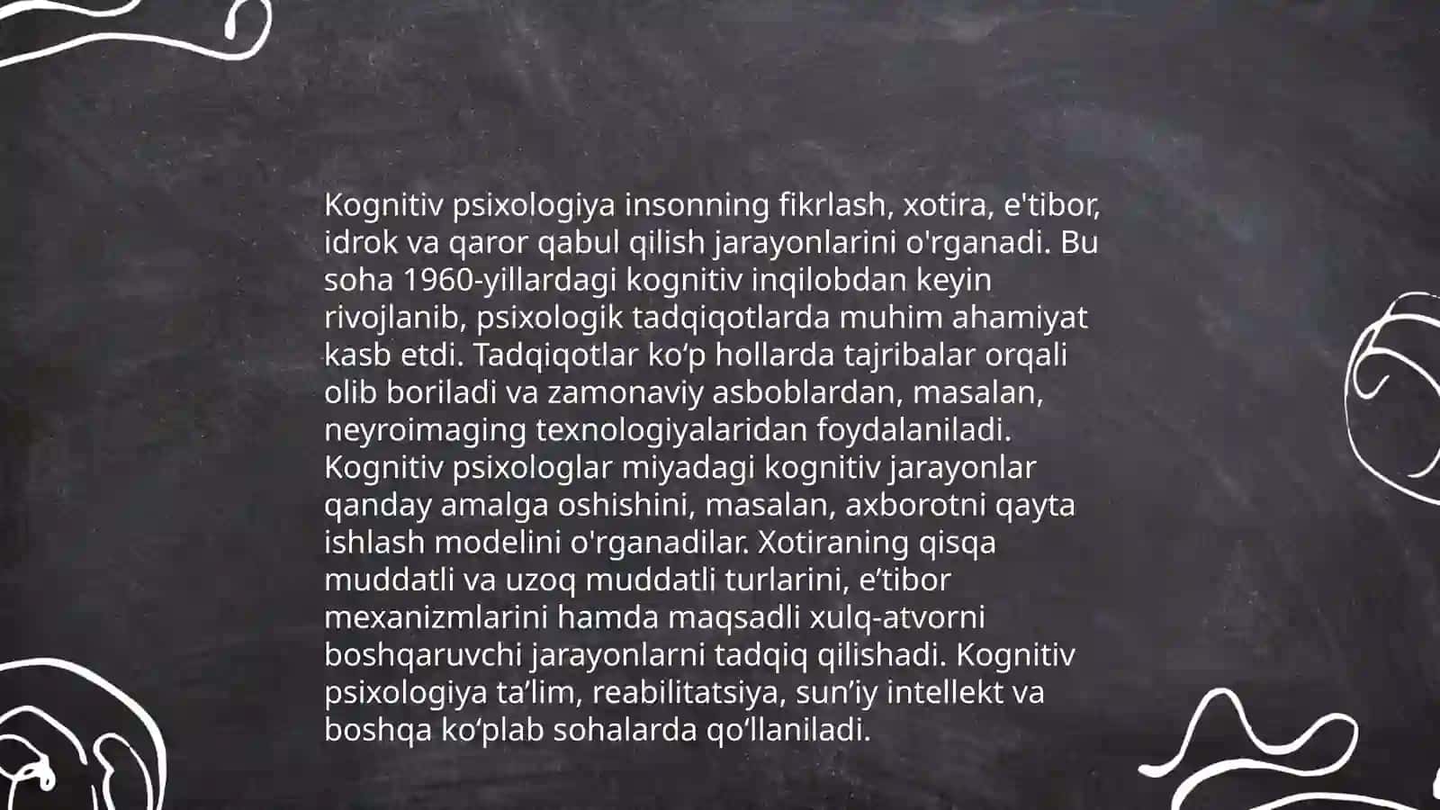 Psixologiya tarmoqlari va psixolog kasbiy faoliyati 4
