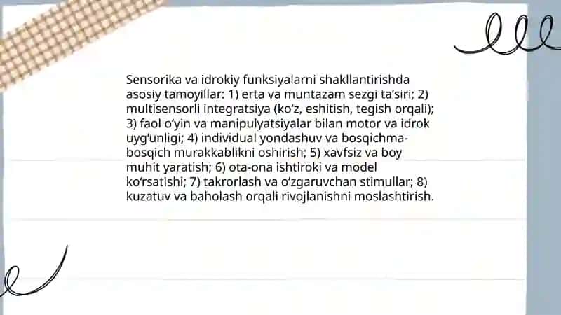 Bir yoshgacha bolalarni rivojlanishi va unga qo'yilgan pedagogik talablar 4