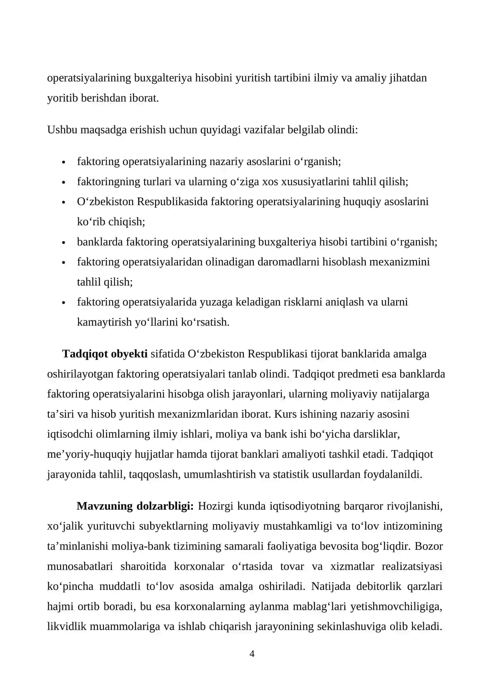 Banklarda faktoring operatsiyalari hisobi 4