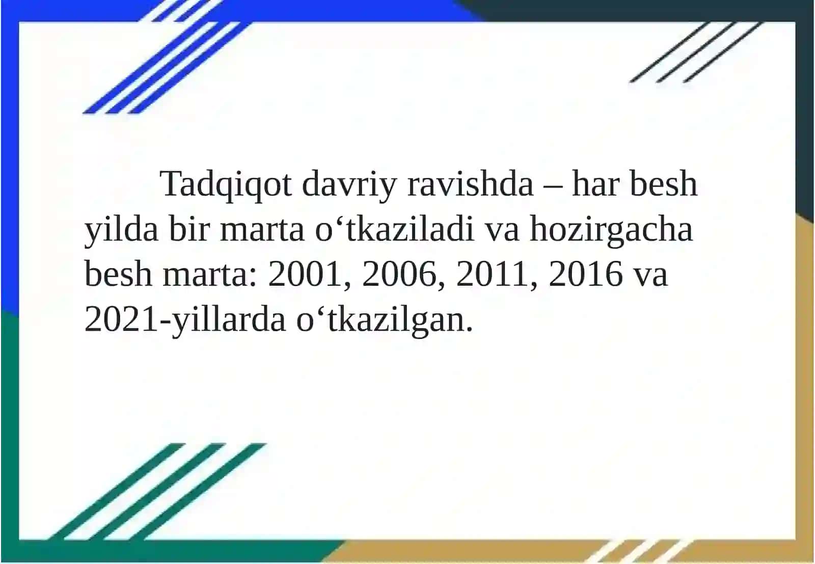 PIRLS tadqiqotida o`qish savodxonliging darajalari 4