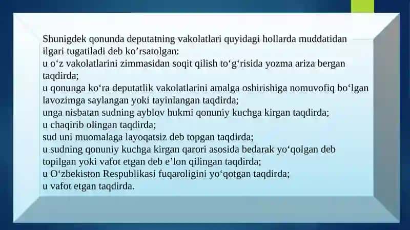 XALQ DEPUTATLARI KENGASHINING TASHKIL ETILISHI VA FAOLIYATINING DEMOKRATIK PRINSIPLARI 4