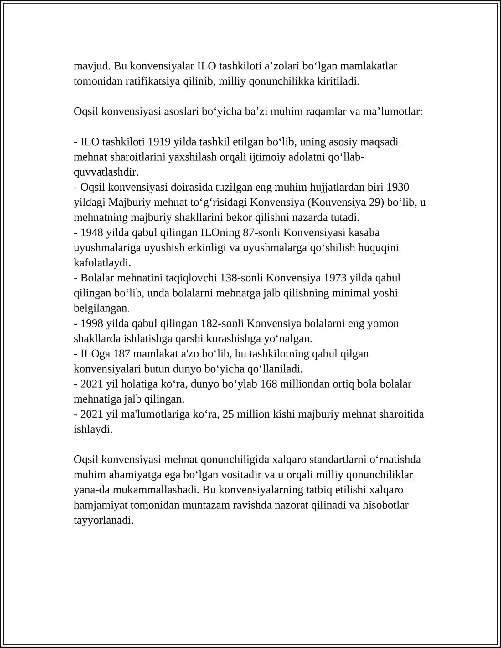 OZIQ-OVQAT ISHLAB CHIQARISH SAQLASH PAYTIDA OQSILLARNING KONVENSIYASI 4