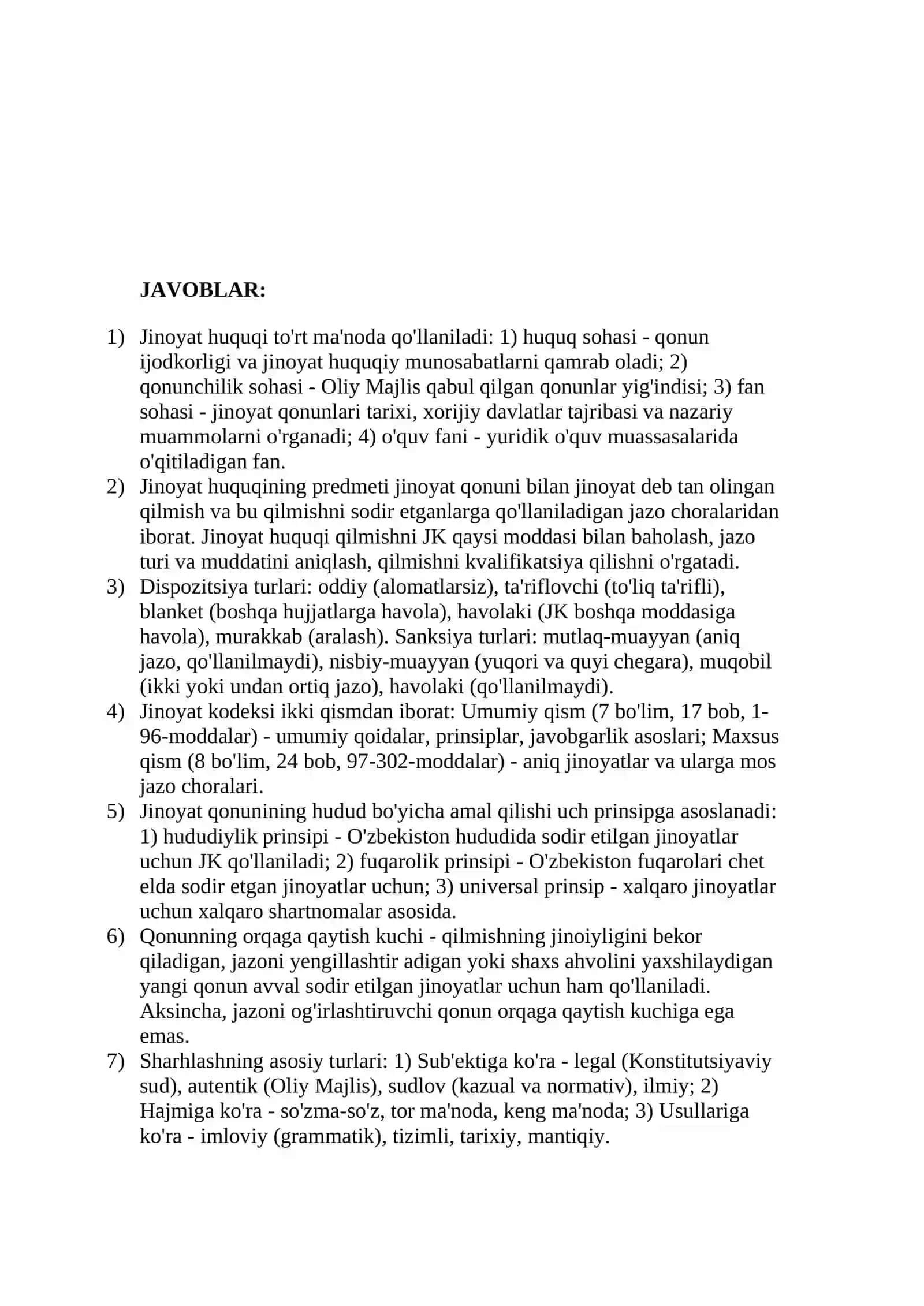 Jinoyat huquqi mavzulari 4