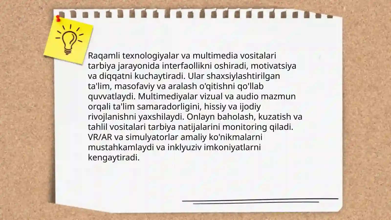Innovatsion yondashuvning tarbiya jarayoniga ta'siri 4