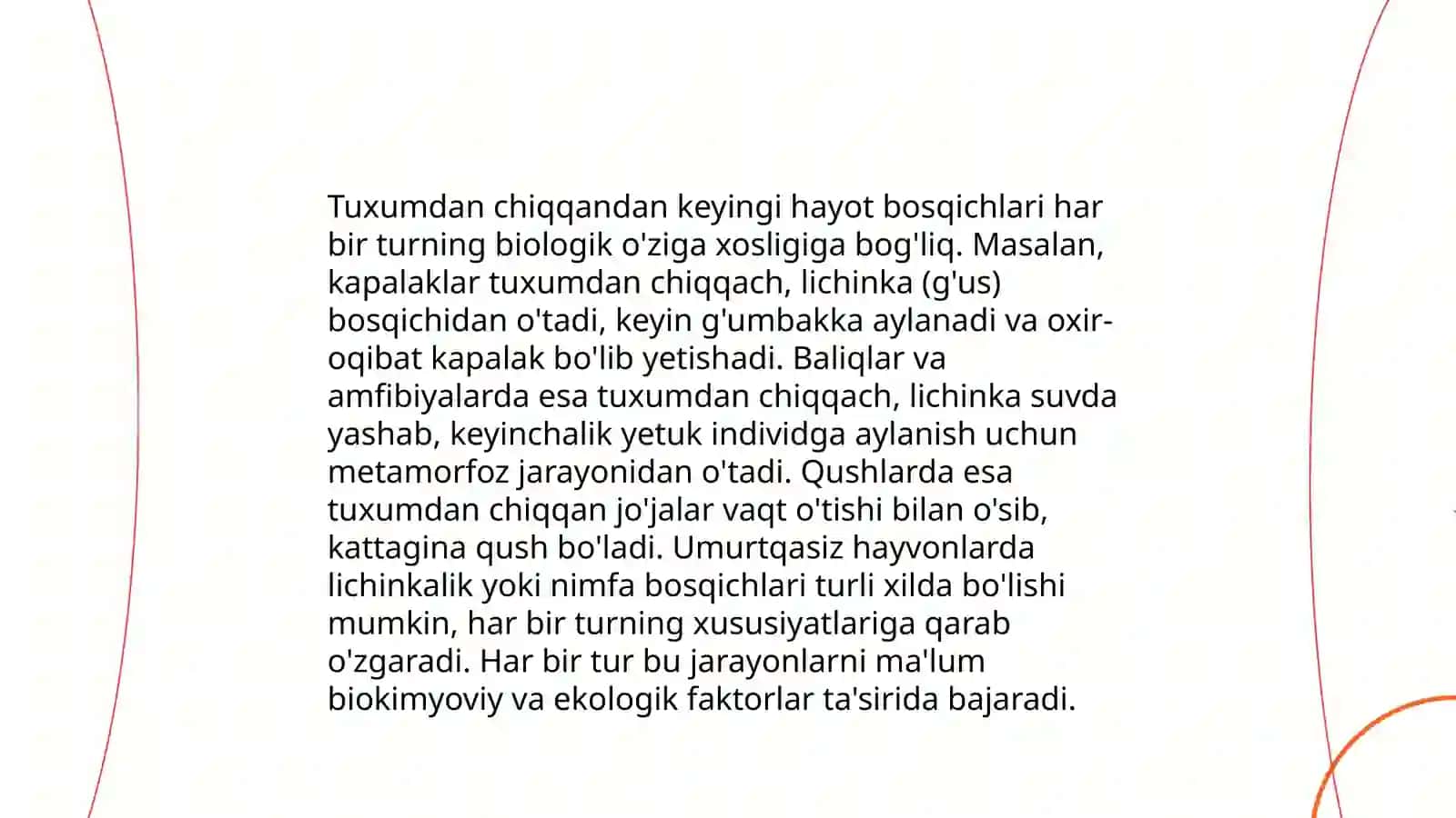Reptiliyalarning individual rivojlanish xususiyatlari 4