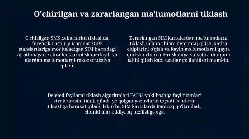 SIM-kartalardan ma'lumotlarni qayta tiklash 4