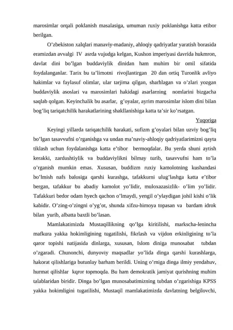 Milliy va diniy qadriyatlar va ularning o’ziga xosligi 4