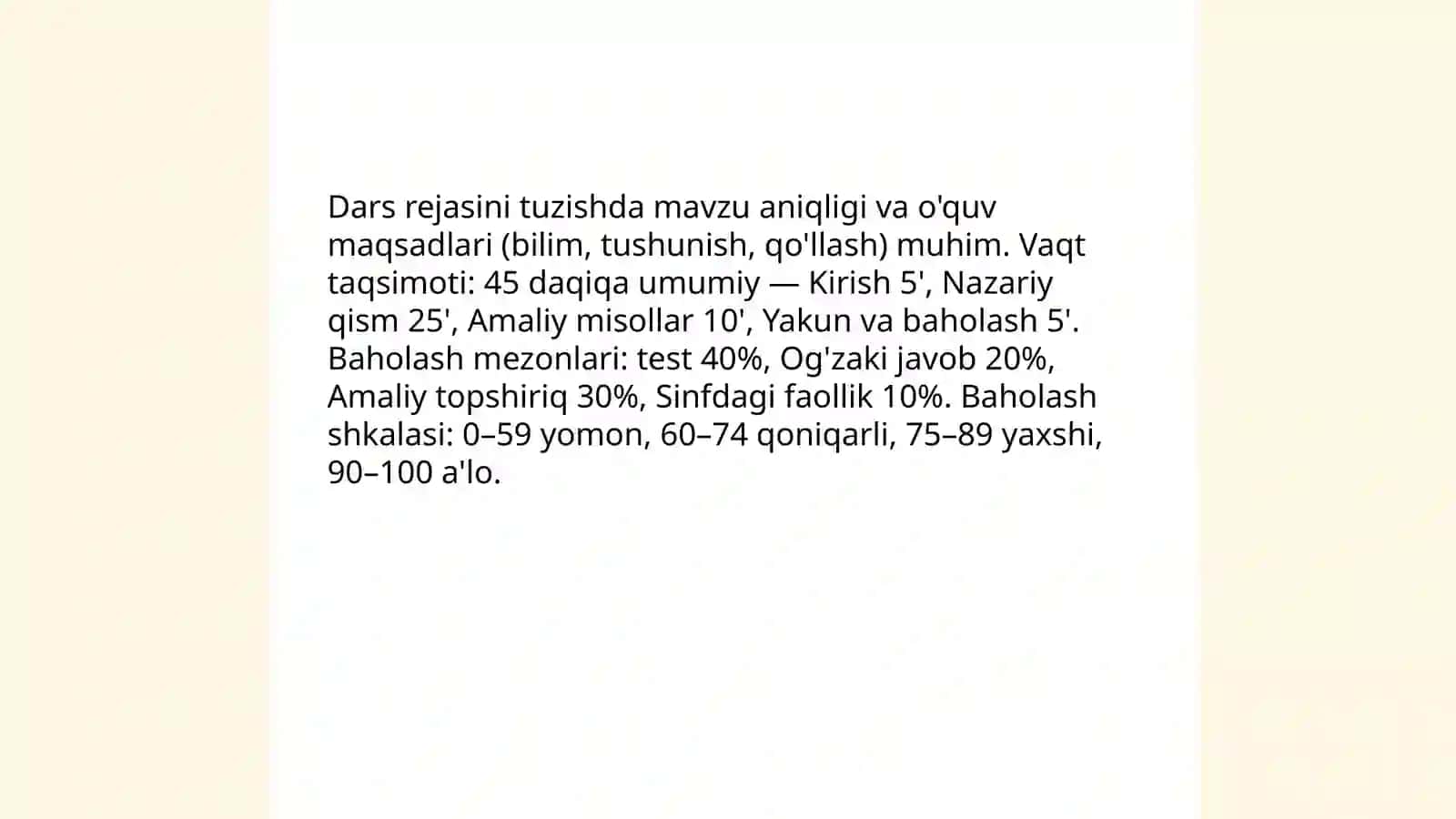 Astronomiya fanidan nazariy mashg'ulotlarni tashkel etish metodikasi 4