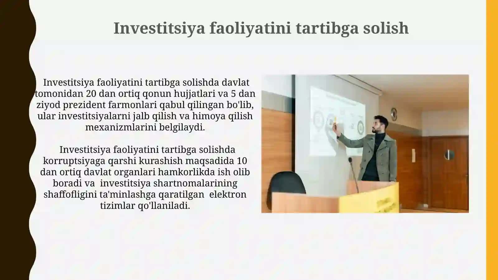 Investitsiya faoliyatining ishtirokchilari, obyekti va subyekti 4