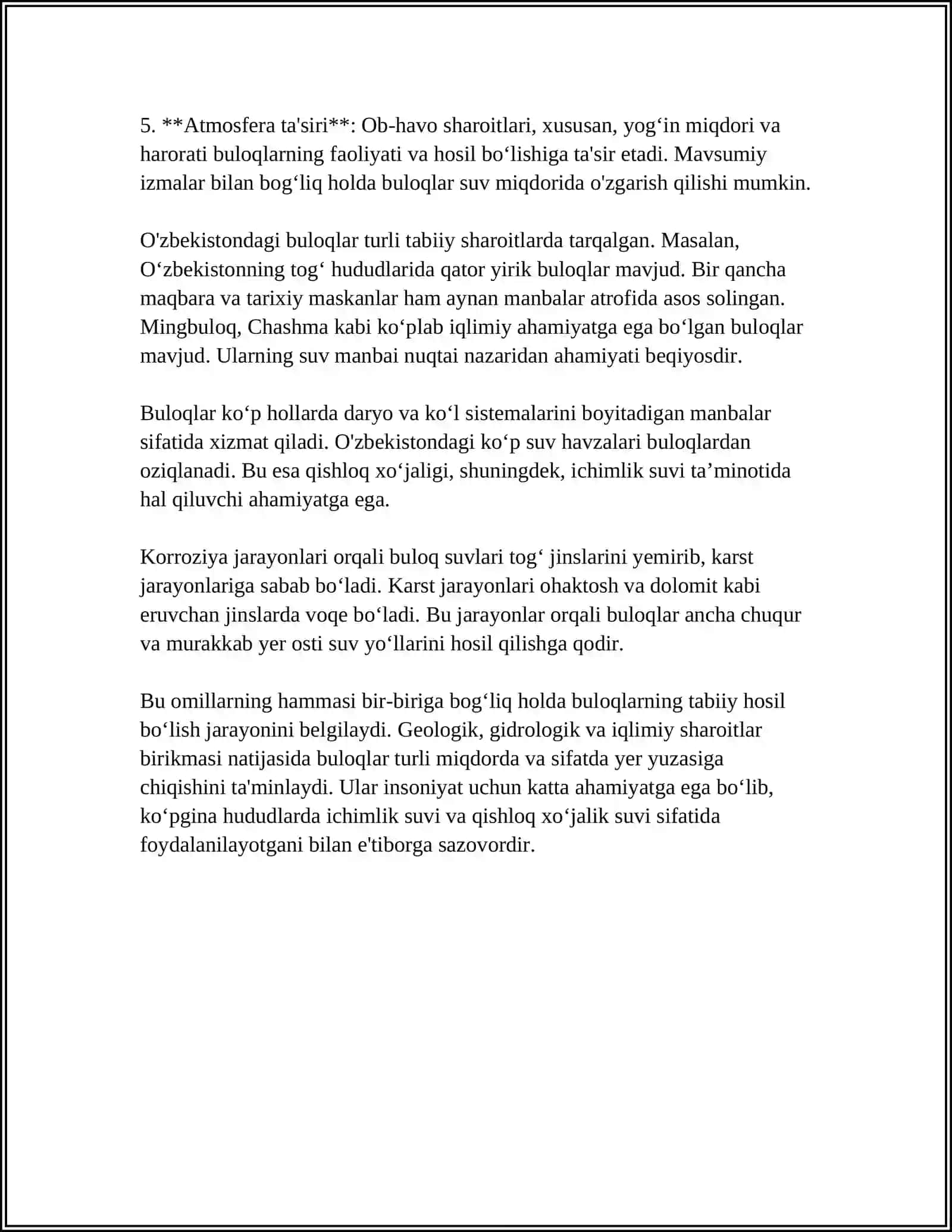 BULOQLAR VA ULARNING TURLARI 4