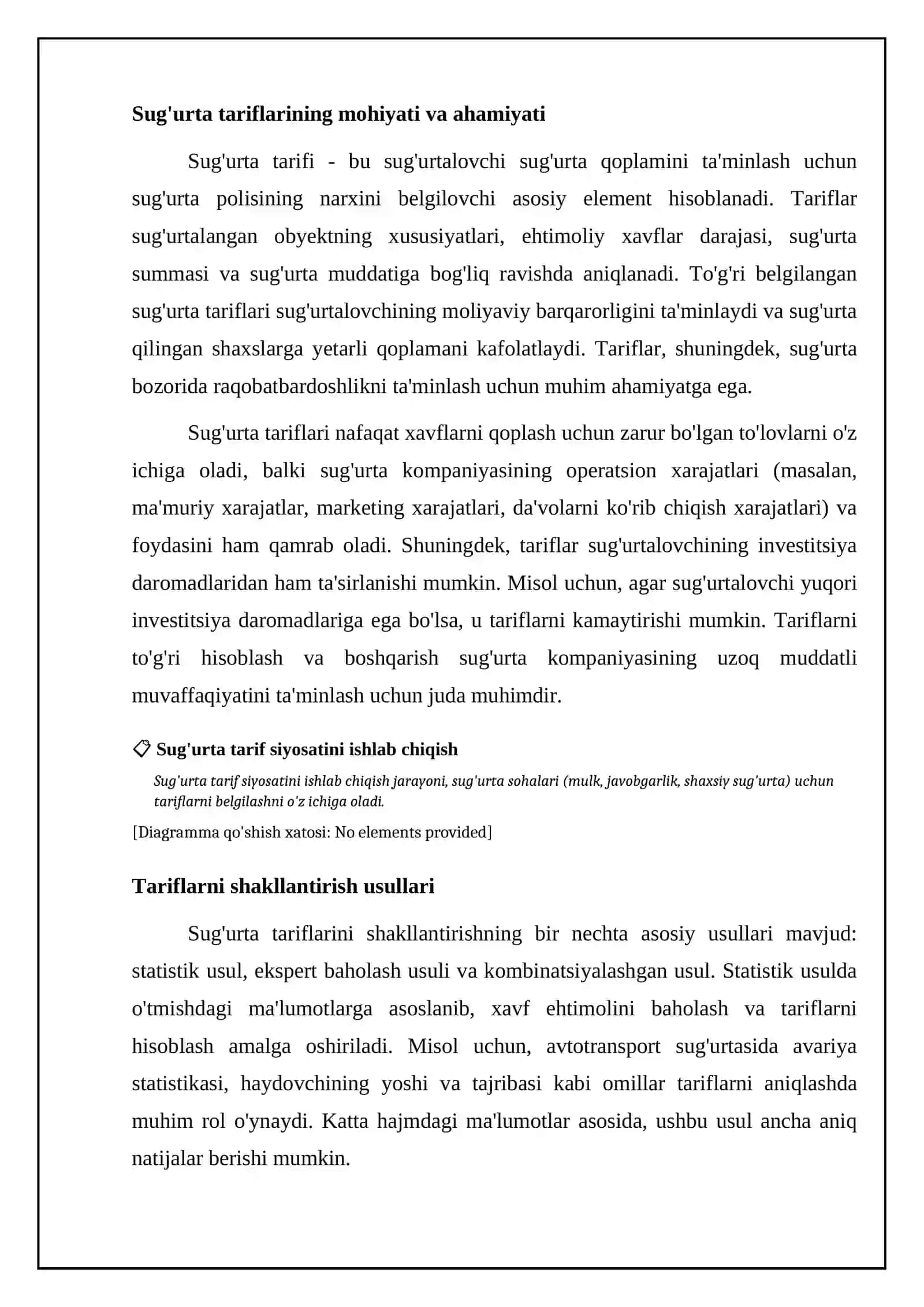 Sug'urta tarif siyosatining asoslari 4