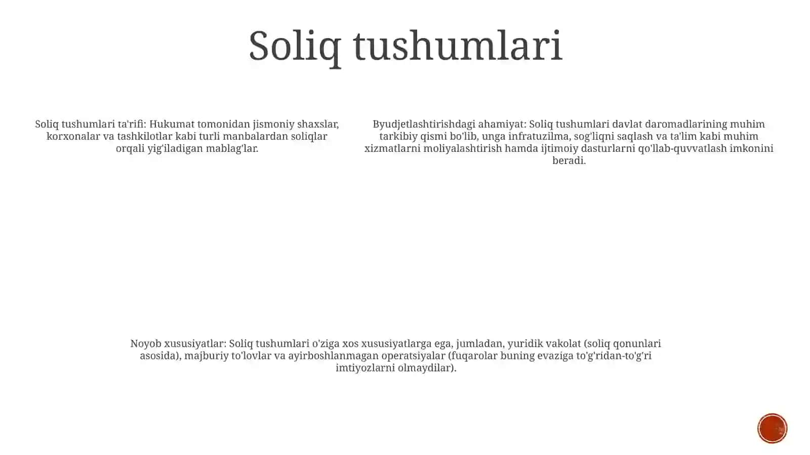 Davlat Byudjeti Daromadlari Hisobining Xususiyatlari 4