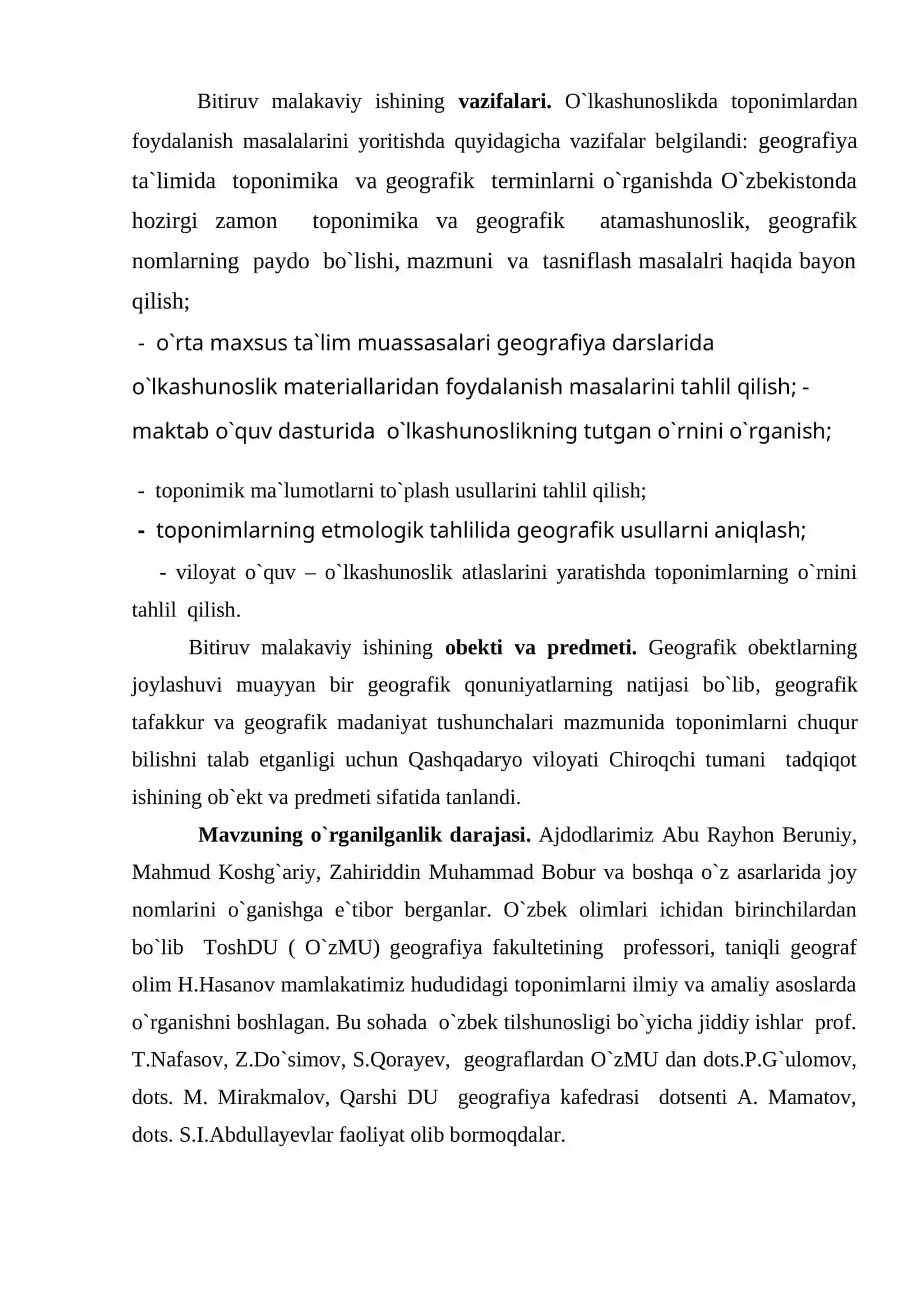 O`lkashunoslikda toponimlardan foydalanish masalalari 4