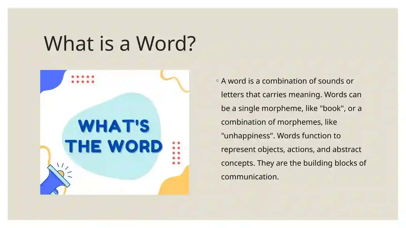 Problems of the word as the basic unit of the language and linguistics 4
