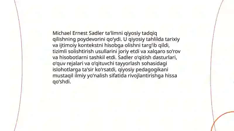 Qiyosiy pedagogika faniga hissa qoʻshgan olimlar haqida 4