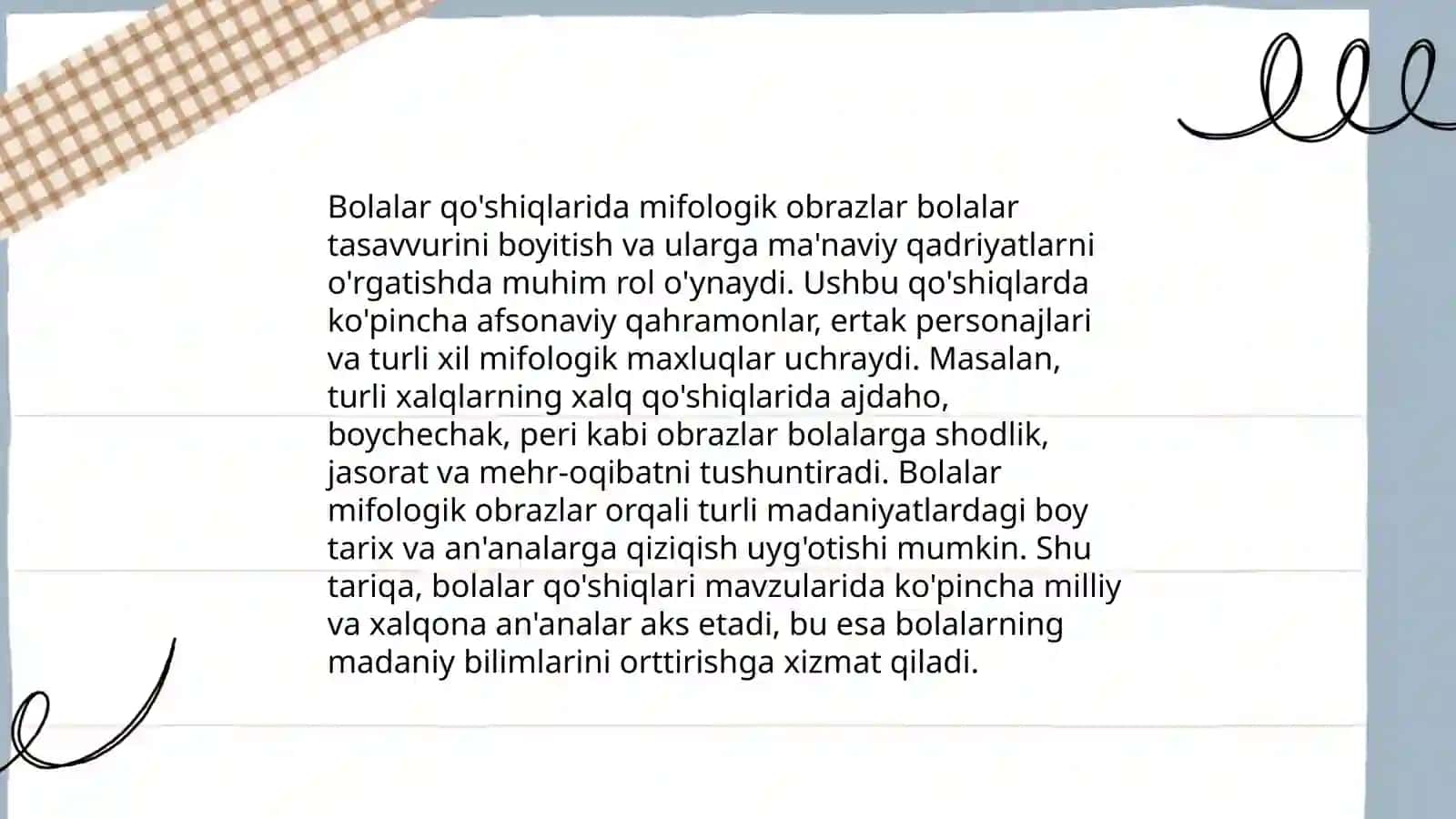 Bolalar folklorida mifologik elementlar 4