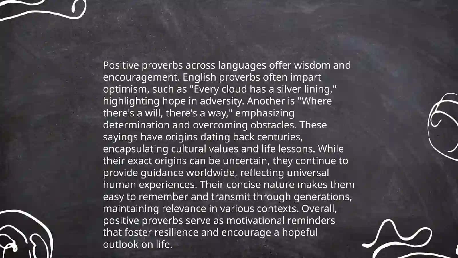 Optimism in Idioms 4