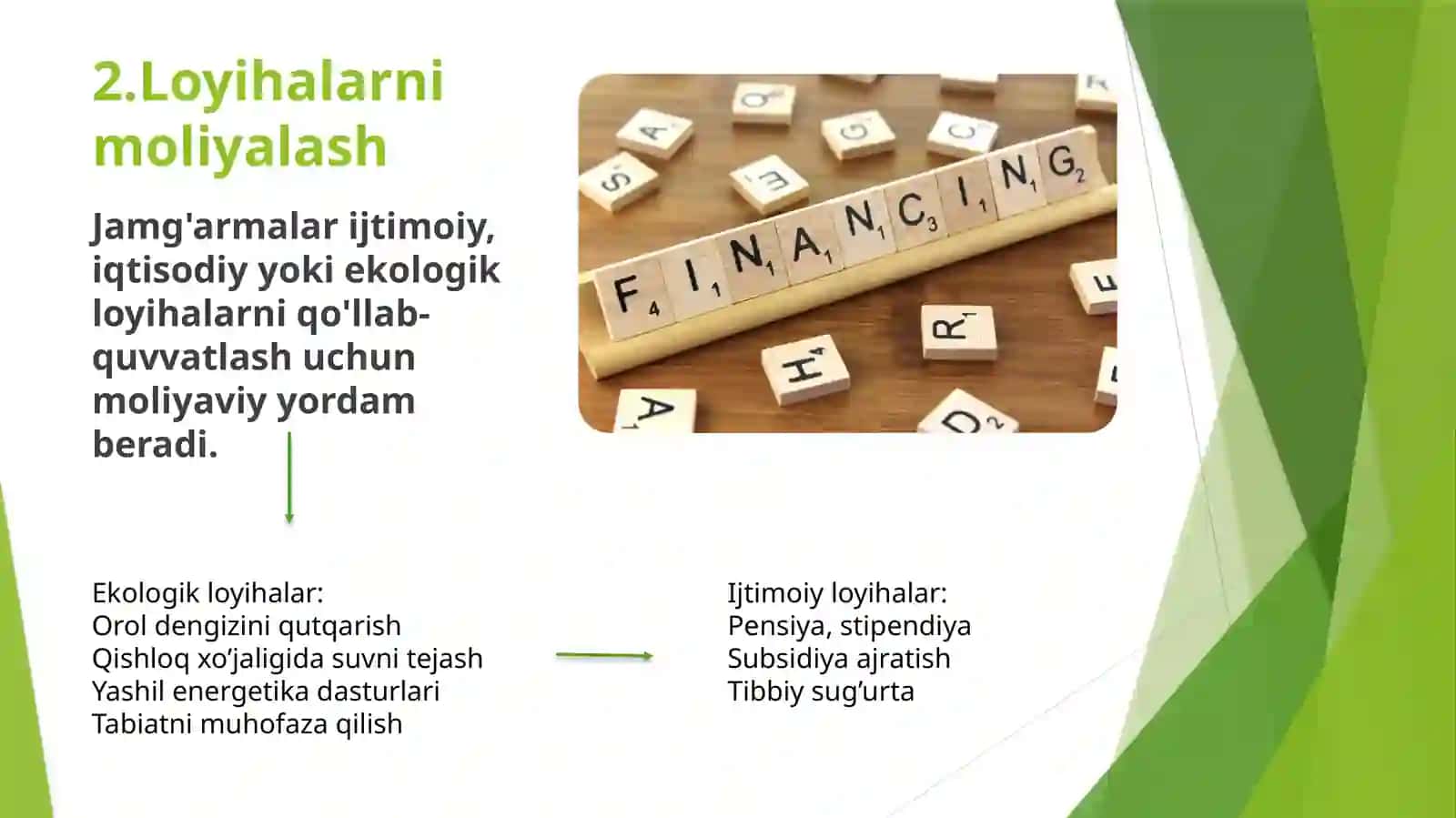 DAVLAT MAQSADLI JAMG’ARMALARI 4