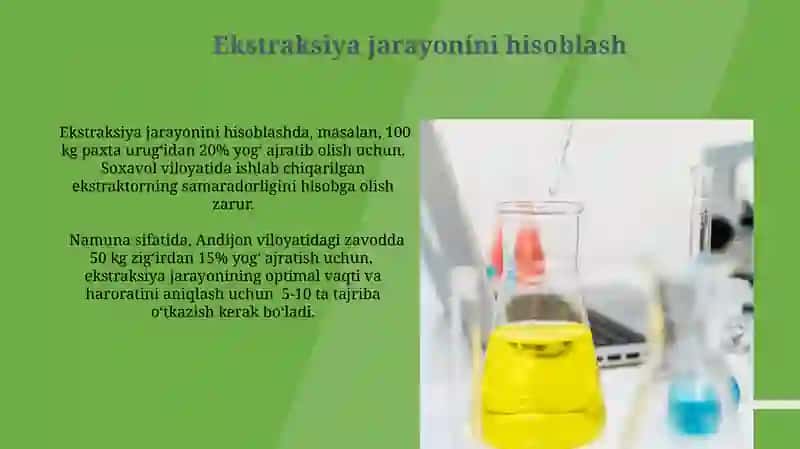Ekstraksiya va distillash apparatlari 4