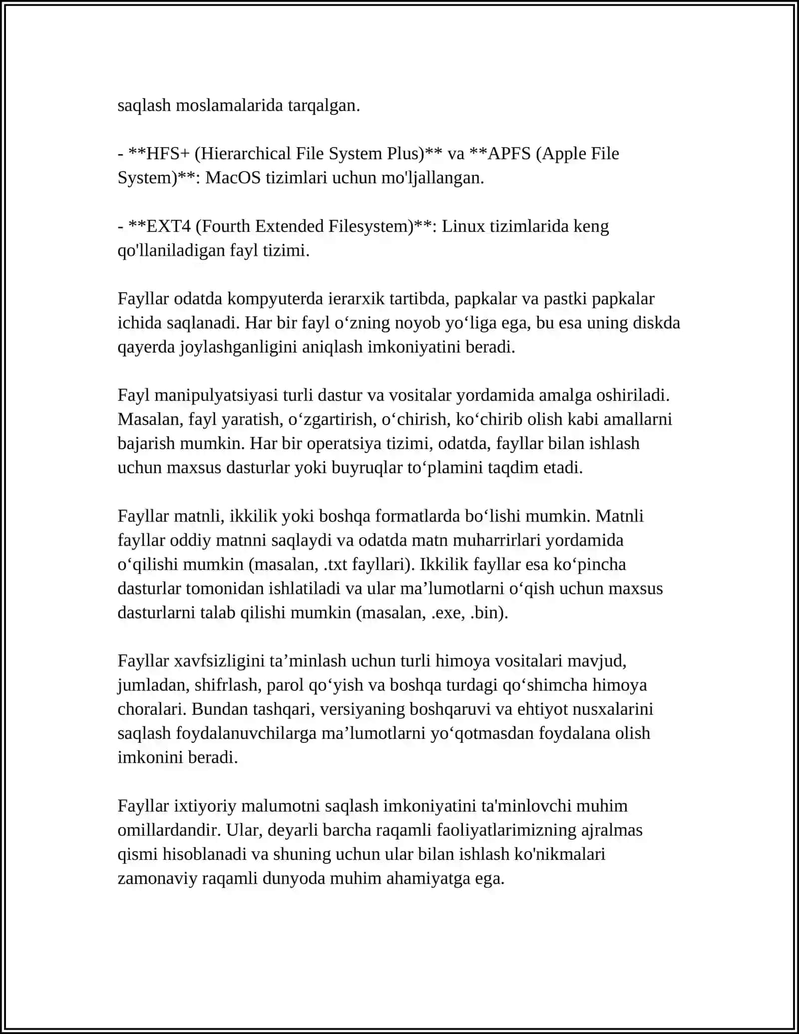 KOMPIYUTER FAYLLARI VA ULARNING TURLARI 4