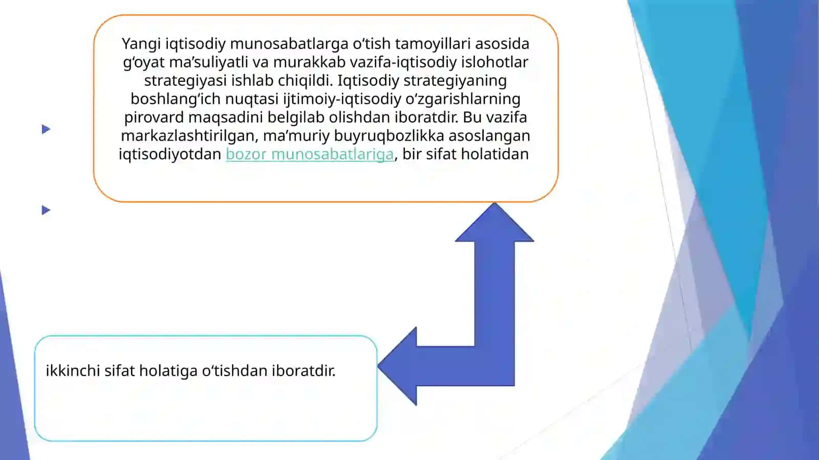 O'zbekistonning eng yangi tarixi fanidan mustaqil ishlari 4