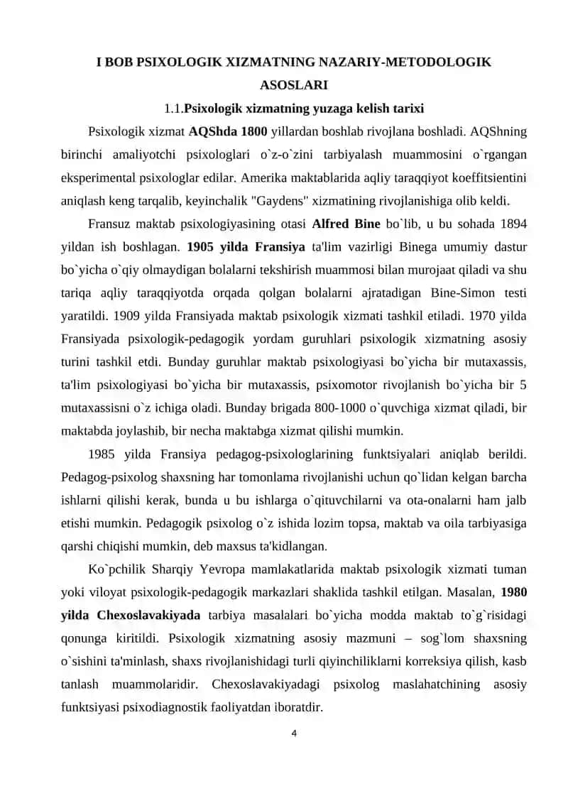 PSIXOLOGIK XIZMATNING IJTIMOIY -PSIXOLOGIK MUAMMOLARI 4