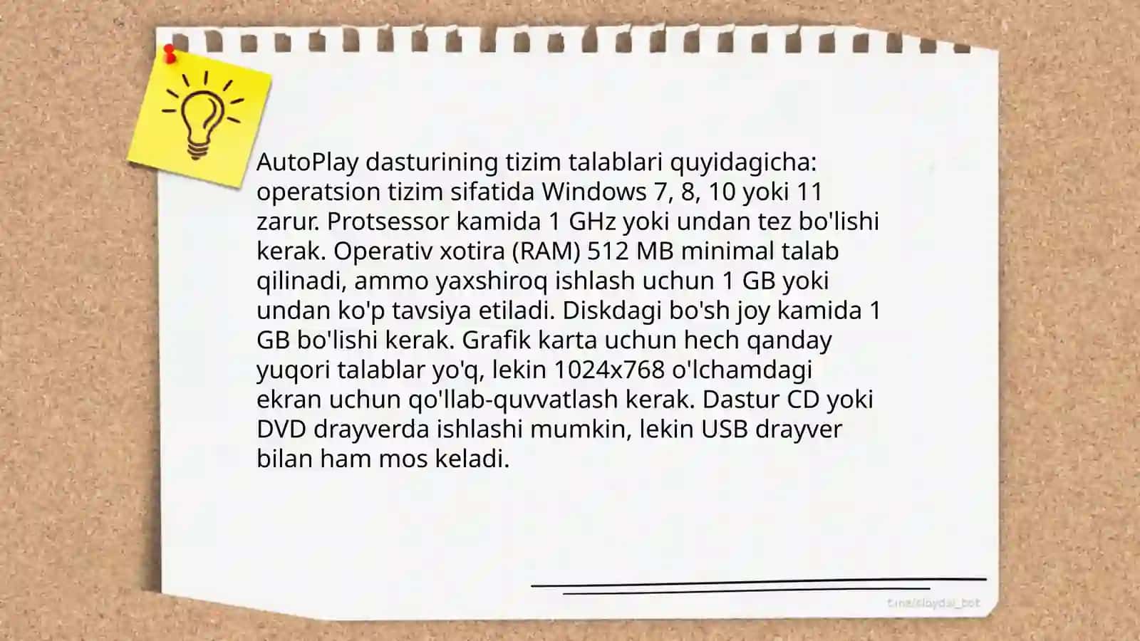 AutoPlay dasturini kompyuterga oʻrnatish 4