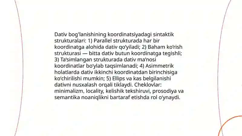 Koordinatsion birikmalarda dativ bog'lanishi va xosslarini o'rganish 4