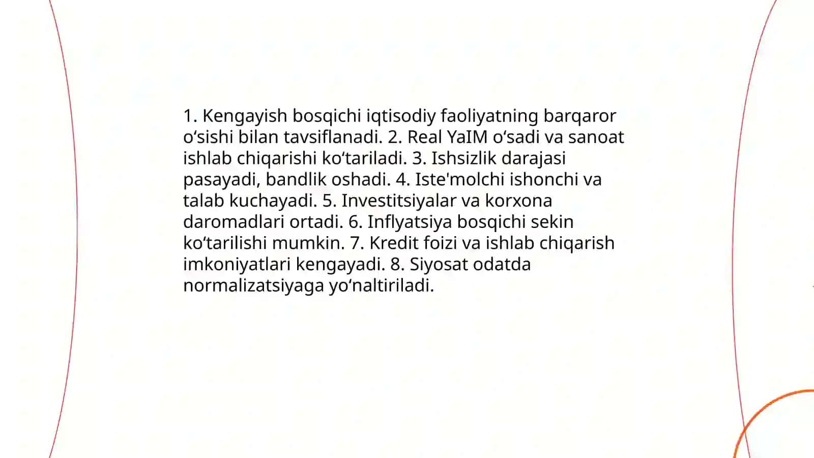 Iqtisodiy sikllar va ularning bosqichlari 4