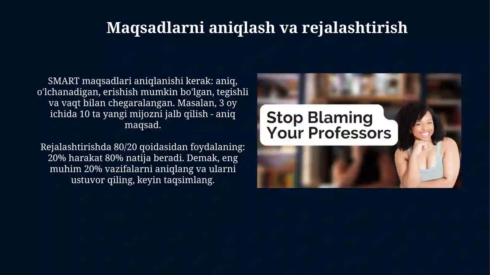 Muvaffaqiyat uchun shaxsiy javobgarlik shakllantirish 4