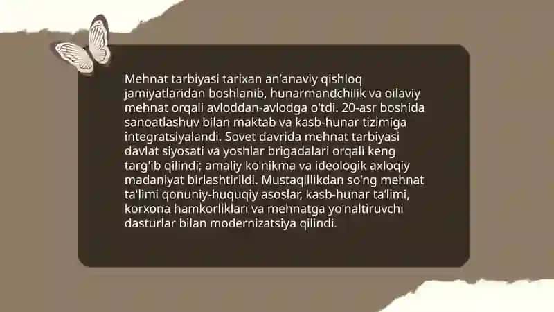 Mehnat tarbiyasining mohiyati va vazifalari 4