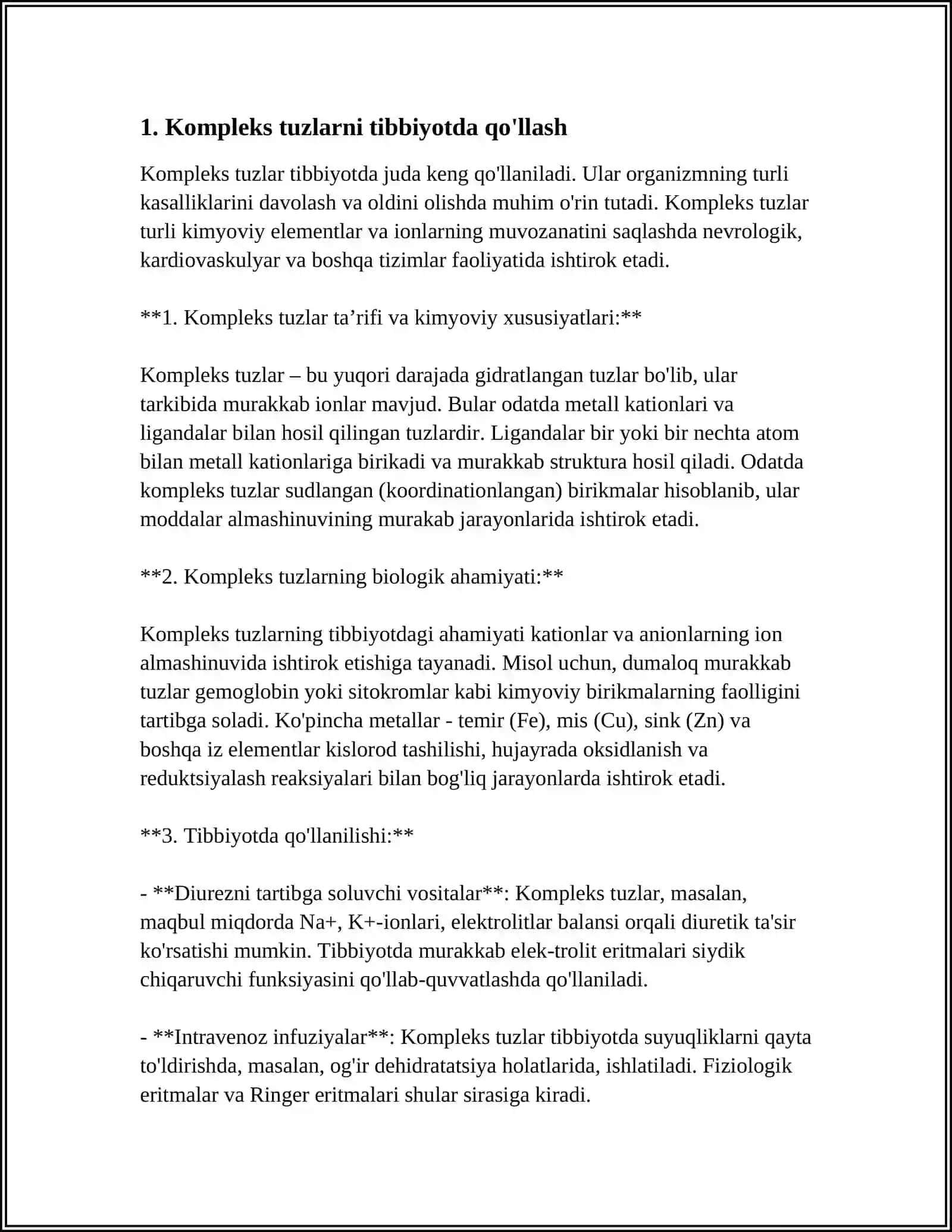 KOMPLEKS TUZLARDAN AMALIYOTDA FOYDALANISH 4