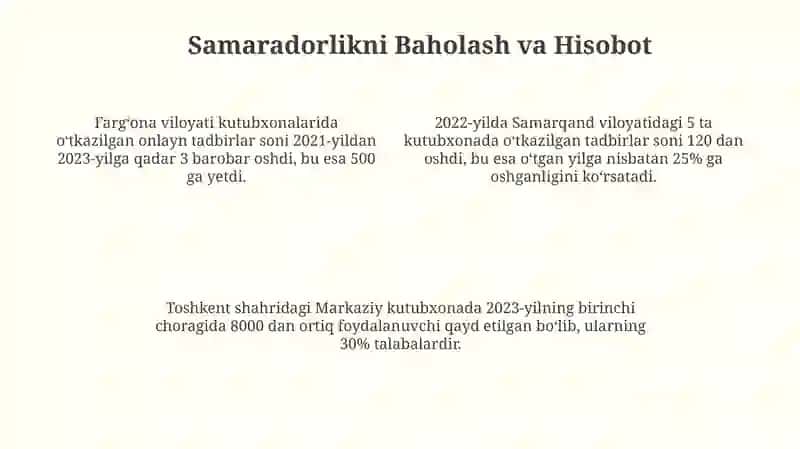 Kutubxona axborot faoliyati menejmenti statistikasi 4