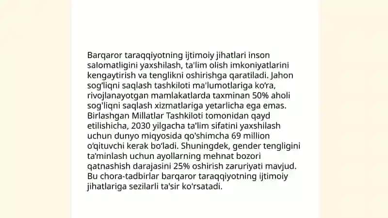 Globallashuv, Globalistika va Barqaror Taraqqiyot 4