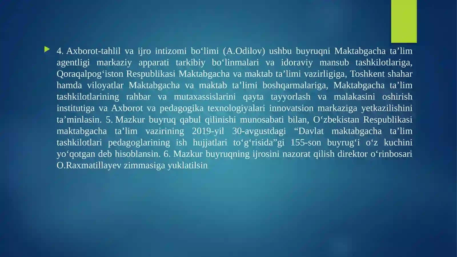 Maktabgacha ta’lim tashkilotining ish hujjatlari 4
